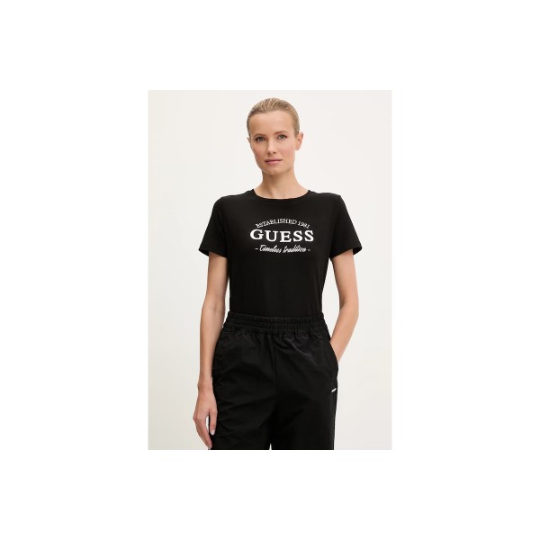 Guess T-Shirt Γυναικείο (V5YI12J1314 JBLK)