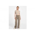 Guess Ribbed T-Shirt Crop Γυναικείο (V5YP08K8RT2 G1DR)