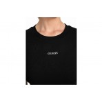 Guess Ribbed T-Shirt Crop Γυναικείο (V5YP08K8RT2 JBLK)