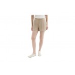 Guess Pique Γυναικείο Casual Σορτς Μπεζ
