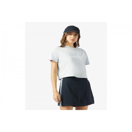 Guess Boxy Logo Cropped T-Shirt Γυναικείο 