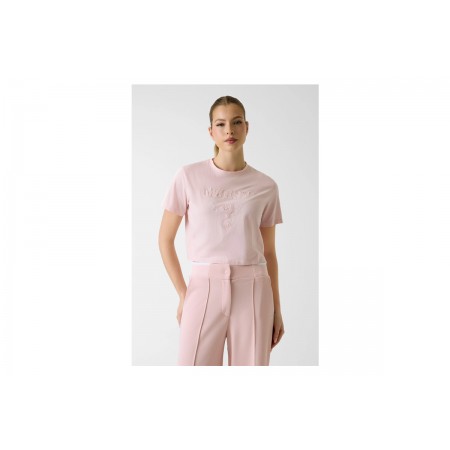 Guess Boxy Logo Cropped T-Shirt Γυναικείο 