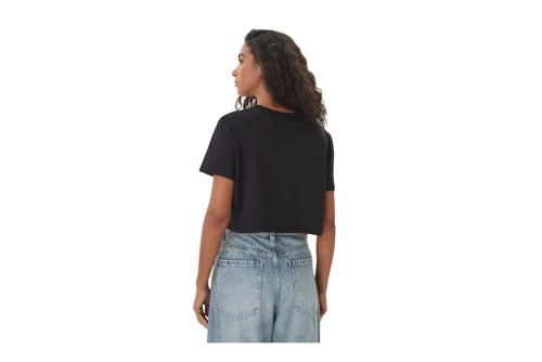 Guess Cropped Boxy T-Shirt Γυναικείο (V6GI17K2984 JBLK)