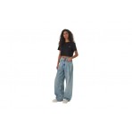 Guess Cropped Boxy T-Shirt Γυναικείο (V6GI17K2984 JBLK)