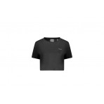 Guess Cropped Boxy T-Shirt Γυναικείο (V6GI17K2984 JBLK)