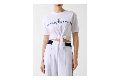 Guess Boxy Logo Cropped T-Shirt Γυναικείο (V6GI20K3509 G011)