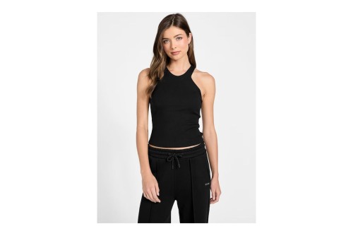 Guess Nat Rib Bra Αμάνικο Top Γυναικείο (V6RP09KD932 JBLK)