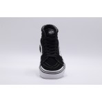 Vans Sk8-Hi Flame Ανδρικά Sneakers Μποτάκια Μαύρα, Λευκά