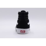Vans Sk8-Hi Flame Ανδρικά Sneakers Μποτάκια Μαύρα, Λευκά