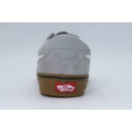 Vans Brooklyn LS Ανδρικά Sneakers Γκρι, Λευκά, Καφέ