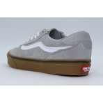Vans Brooklyn LS Ανδρικά Sneakers Γκρι, Λευκά, Καφέ
