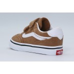 Vans Brooklyn LS V Βρεφικά Sneakers Καφέ, Λευκά