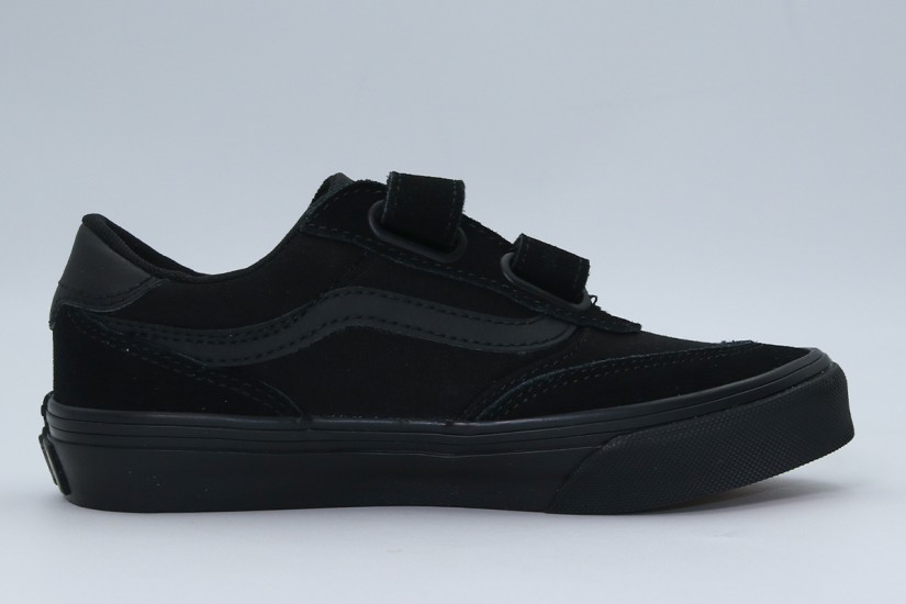 Vans Brooklyn LS V Παιδικά Sneakers Μαύρα