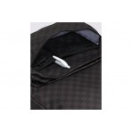 Vans Old Skool Check Backpack Μαύρο, Ανθρακί 22L
