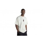 Vans Jump Drive Ανδρικό Κοντομάνικο T-Shirt Εκρού
