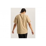 Vans Left Chest Logo II Ανδρικό Κοντομάνικο T-Shirt Μπεζ