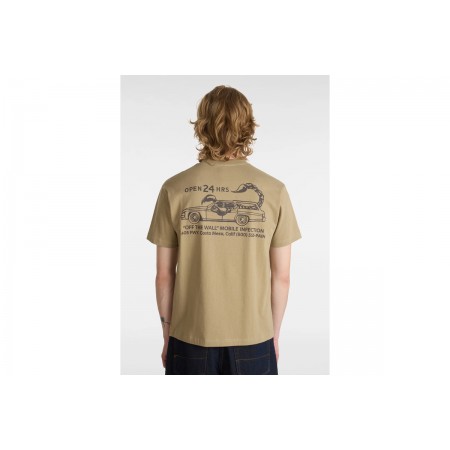 Vans Sting Wagon Ανδρικό Κοντομάνικο T-Shirt Χακί