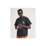 Vans Stockpile Ανδρικό Κοντομάνικο T-Shirt Μαύρο