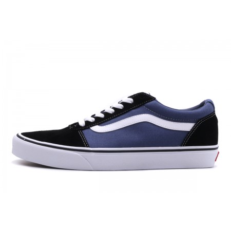 Vans Ward Ανδρικά Sneakers Μαύρα, Μπλε, Λευκά