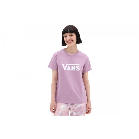 Vans Wm Drop V Ss Crew-B T-Shirt Γυναικείο 