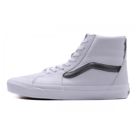 Vans Sk8-Hi Xi Ανδρικά Sneakers Μποτάκια Λευκά, Ασημί