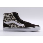 Vans Filmore Hi Sneakers Καφέ, Λευκά