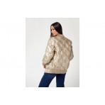 Guess Γυναικείο Bomber Μπουφάν Χρυσό