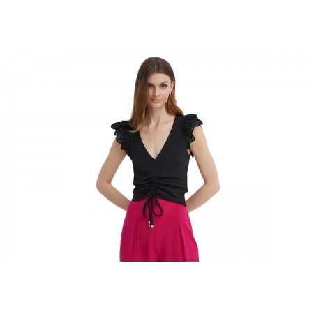 Guess Top Κοντομάνικο Γυναικείο 