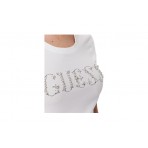 Guess Γυναικείο Κοντομάνικο T-Shirt Λευκό