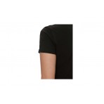 Guess Shaded Glitter Γυναικείο Κοντομάνικο T-Shirt Μαύρο
