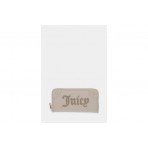 Juicy Couture Candy Large Zip With Wristlet Γυναικείο Πορτοφόλι Μπεζ
