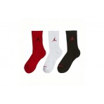 Jordan Cushioned Crew Κάλτσες Ψηλές 3-Τεμάχια (WJ0010 R78)