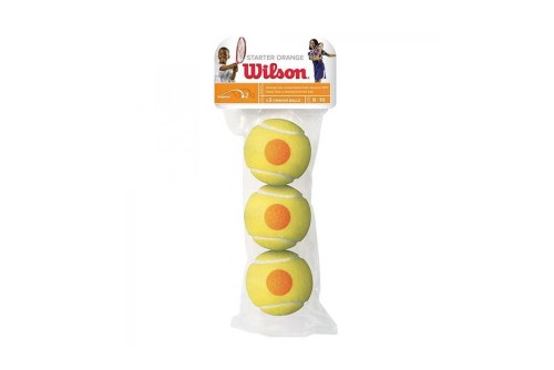 Wilson Starter Orange 3 Μπαλάκια Τένις (WRT137300)