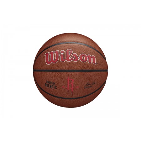 Wilson NBA Houston Rockets Μπάλα Μπάσκετ Καφέ