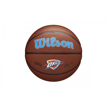 Wilson NBA Oklahoma City Thunder Μπάλα Μπάσκετ Καφέ
