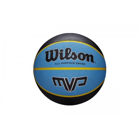 Wilson MVP 295 Μπάλα Μπάσκετ Μαύρη & Γαλάζια