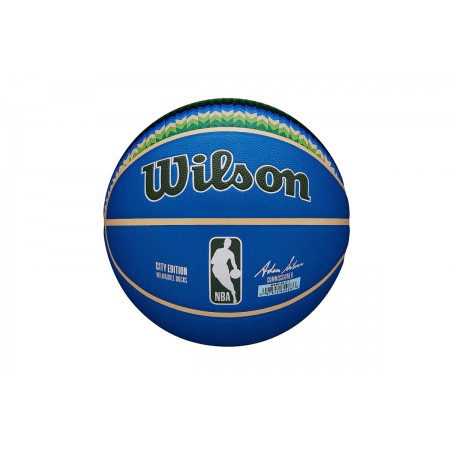 Wilson Nba Team City Collector Bskt Mil Bucks Μπάλα Μπάσκετ 