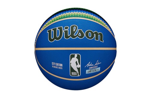 Wilson Nba Team City Collector Milwaukee Bucks Μπάλα Μπάσκετ (WZ4016417)