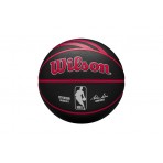 Wilson Chicago Bulls Μπάλα Μπάσκετ Μαύρη, Κόκκινη, Λευκή