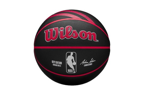 Wilson Nba Team City Collector Chicago Bulls Μπάλα Μπάσκετ (WZ4024105XB)
