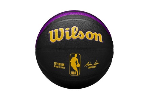 Wilson Nba Team City Collector Los Angeles Lakers Μπάλα Μπάσκετ (WZ4024114XB)
