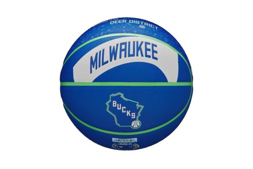 Wilson Nba Milwaukee Bucks Team City Collector 2023 Μπάλα Μπάσκετ (WZ4024117XB)