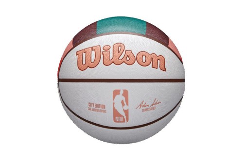 Wilson Nba Team City Collector San Antonio Spurs Μπάλα Μπάσκετ (WZ4024127XB)