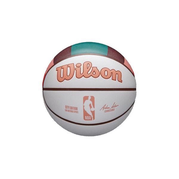 Wilson Nba Team City Collector San Antonio Spurs Μπάλα Μπάσκετ (WZ4024127XB)