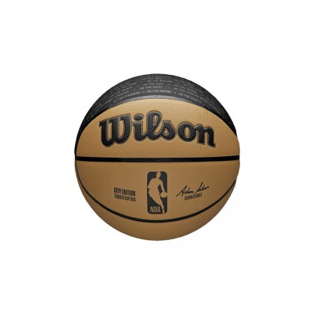 Wilson NBA City Edition Toronto Raptors Μπάλα Μπάσκετ Μαύρη, Μπεζ