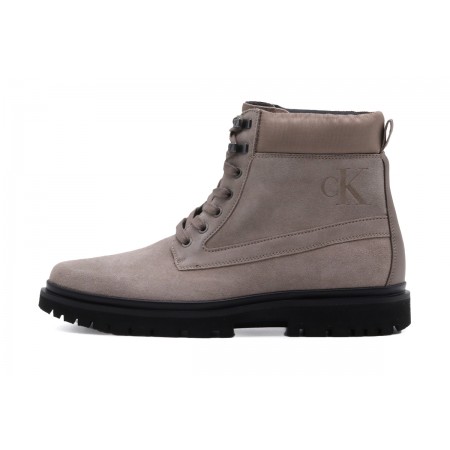 Calvin Klein Lug Mid Laceup Boot Hike Μποτάκια Μόδας 