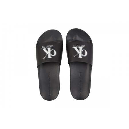 Calvin Klein Slide Oversized Brand Σαγιονάρες 