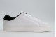 Calvin Klein Ανδρικά Δερμάτινα Sneakers Λευκά, Μαύρα