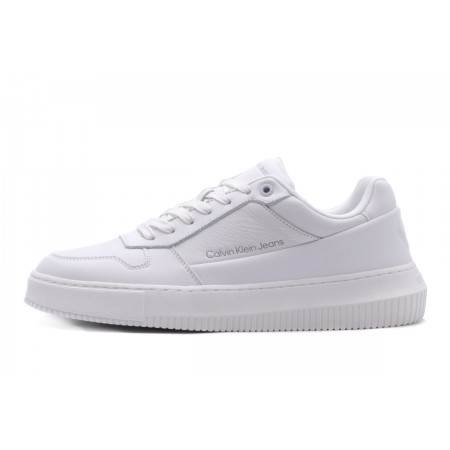 Calvin Klein Chunky Cupsole Low Ανδρικά Παπούτσια Λευκά