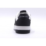 Calvin Klein Basket Cupsole Ανδρικά Παπούτσια Λευκά, Μαύρα